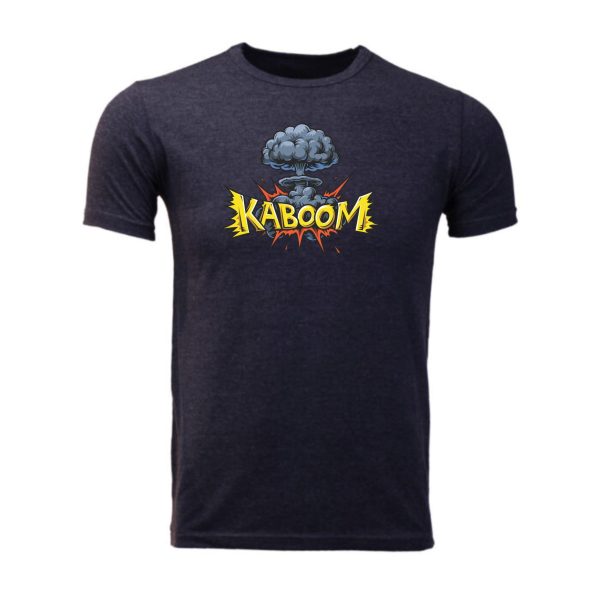 kaboom charcoal short sleeve