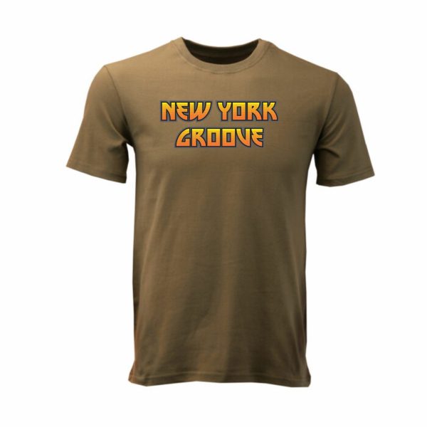 new york groove khaki short sleeve
