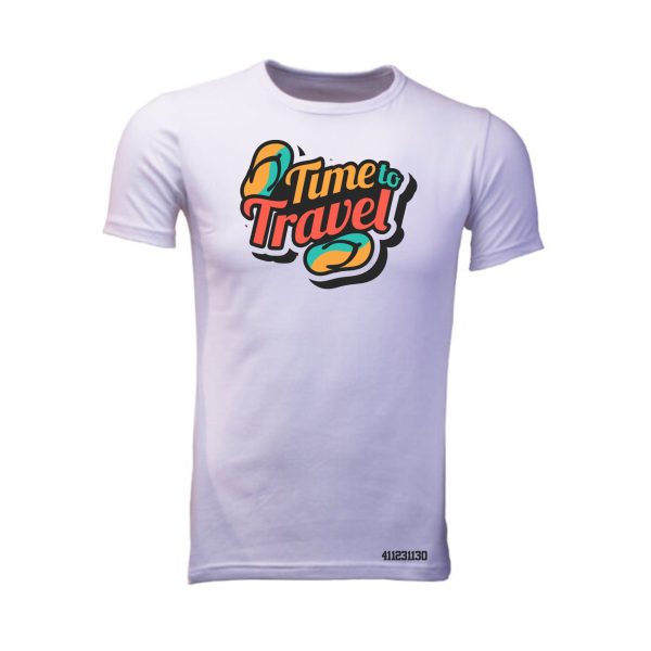 time to travel white short sleeve
